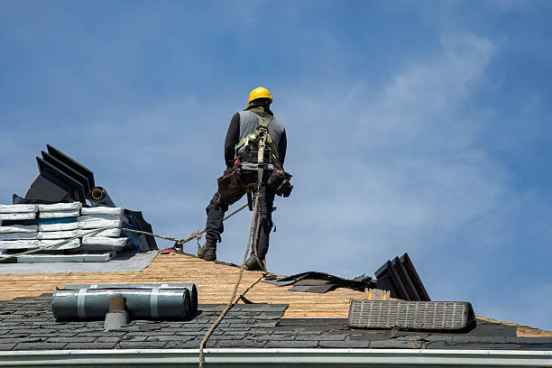Professional Roof Replacement technician working in Luverne, ND